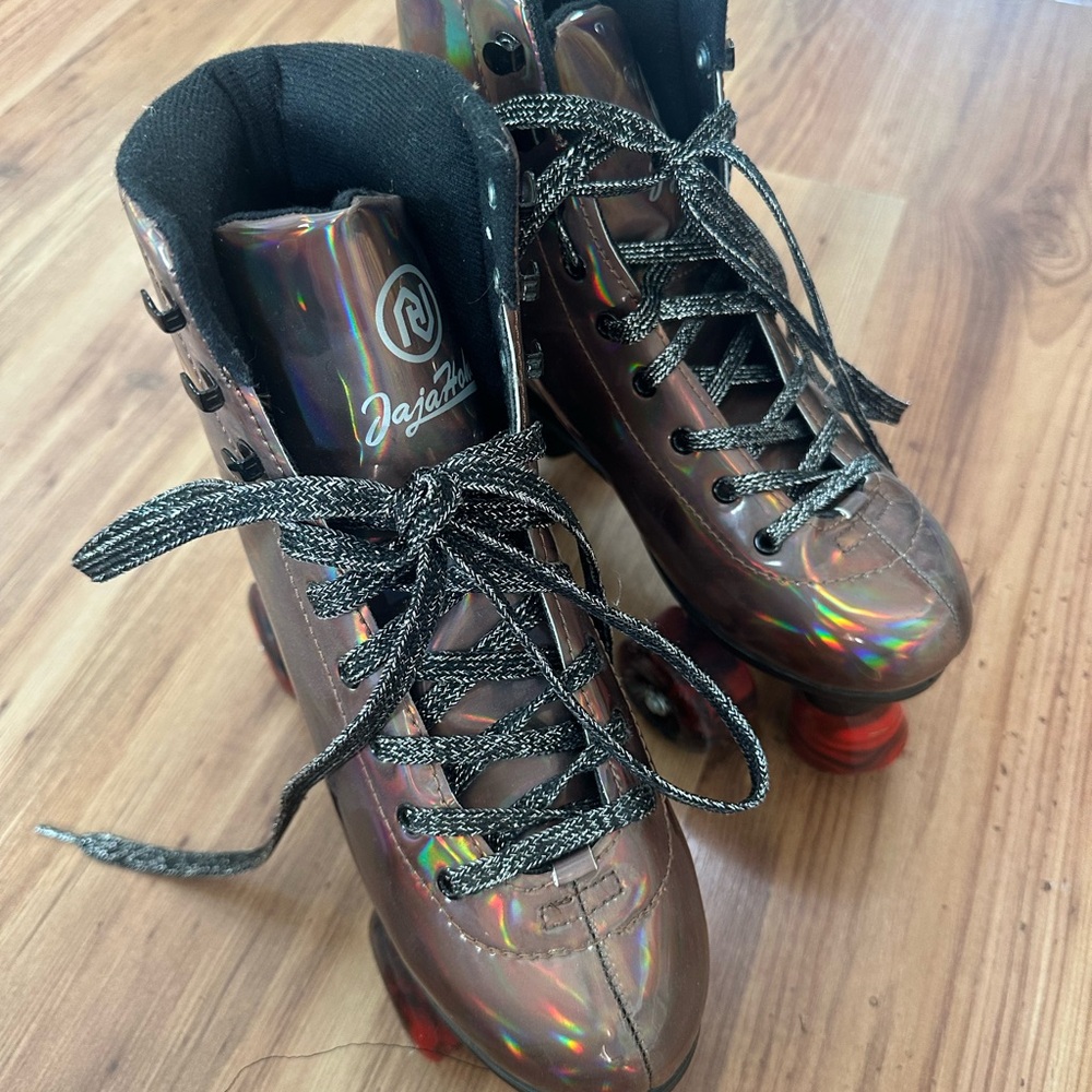 Iridescent Roller Skates